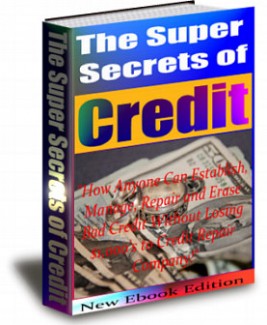The Super Secrets Of Credit PLR Ebook