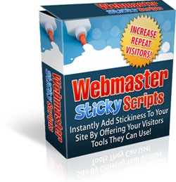 Webmaster Sticky Scripts Mrr Script