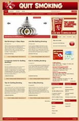 Quit Smoking Niche Blog Personal Use Template