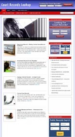 Court Records Lookup Niche Blog Personal Use Template With Video