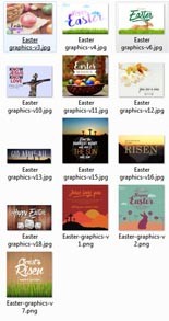 Easter Posters PLR Graphic