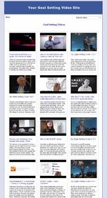 Goal Setting Video Site Builder MRR Software