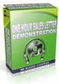 One Hour Sales Letter Demonstration PLR Video
