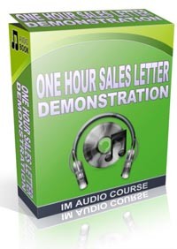 One Hour Sales Letter Demonstration PLR Video