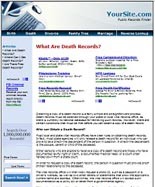 Public Records Website PLR Template