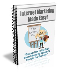 Internet Marketing Made Easy Newsletter PLR Autoresponder Messages