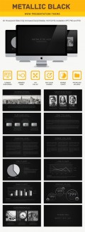 Metalic Black Theme Personal Use Template