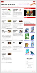 Natural Remedies Blog PLR Template