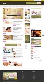 Spa Salon Blog Personal Use Template