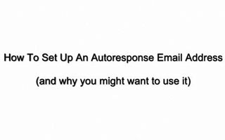 How To Setup An Autoresponder Plr Video