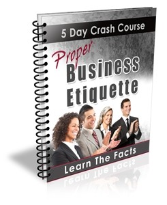 Proper Business Etiquette Plr Autoresponder Messages