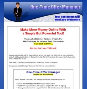 One Time Offer WP Plugin Mrr Script