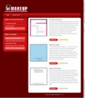 Makeup Review Site PLR Template