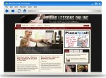 Piano Lessons Online Blog Theme Personal Use Template