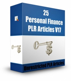 25 Personal Finance V17 PLR Article