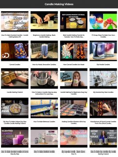 Candle Making Instant Mobile Video Site MRR Software