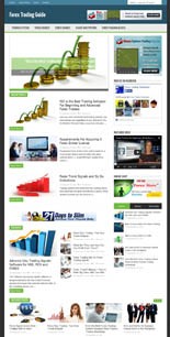 Forex Trading Niche Blog Personal Use Template