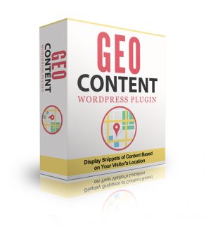 Geocontent WordPress Plugin Personal Use Software