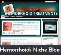 Hemorrhoids Niche Blog Personal Use Template