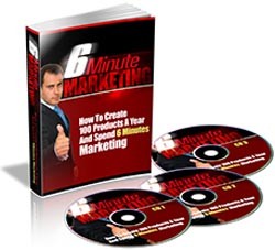 Six Minute Marketing PLR Ebook With Audio