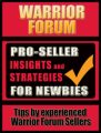 Pro-Seller Insights  Strategies For Newbies Of Warrior ...