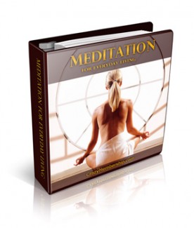 Meditation For Everyday Living PLR Ebook