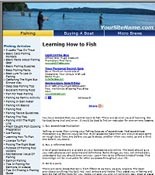 Fishing Website PLR Template