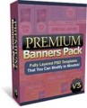 Premium Banners Pack V3 Personal Use Graphic