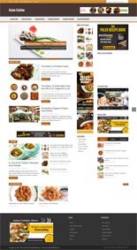 Asian Cuisine Blog Personal Use Template