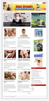 Bad Breath Niche Blog PLR Template