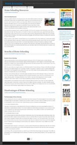 Home Schooling Niche Blog PLR Template