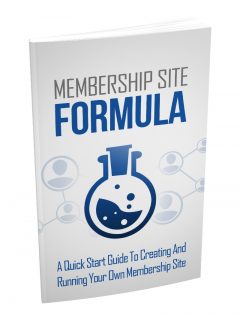 Membership Site Formula MRR Ebook