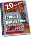 20 Surefire Techniques To Insure Your Website Explodes ...