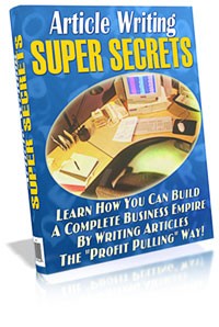 Article Writing Super Secrets Resale Rights Ebook