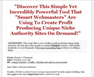 Authority Niche Creator Script Personal Use Script