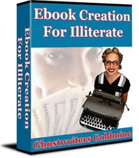 Ebook Creation For Illiterate PLR Ebook