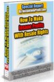 How To Make Insane Profits With Resale Rights MRR Ebook