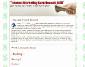 WordPress Salespage Themes V1 Plr Template