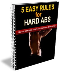 5 Easy Rules For Hard Abs PLR Ebook