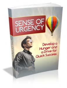 Sense Of Urgency Mrr Ebook