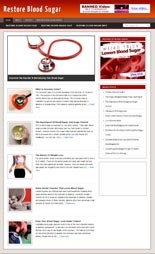 Restore Blood Sugar Blog Personal Use Template With Video