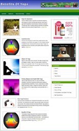 Yoga Niche Blog PLR Template
